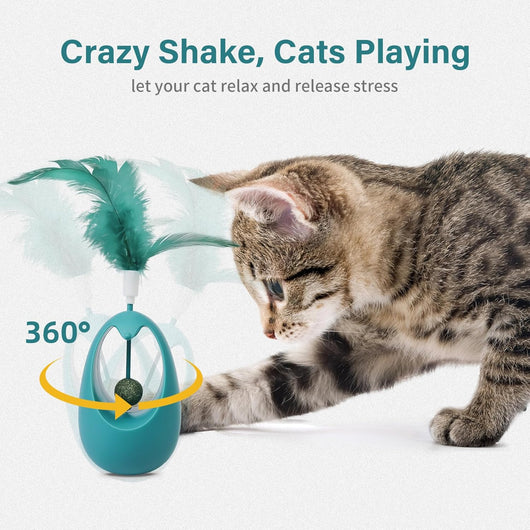 Juguete Interactivo para Gatos con Hierba Gatera y Pelotas Comestibles - Image 6