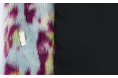 Abrigo de Piel Estampado Leopardo Mujer Largo Slim Invierno - Image 15