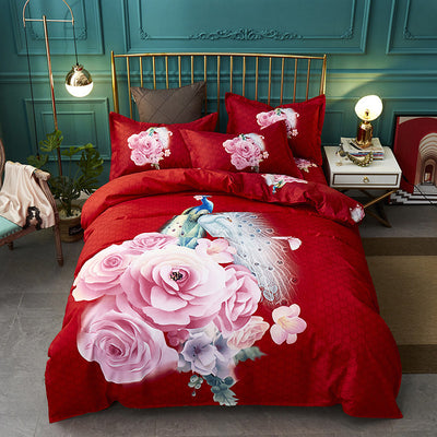 Juego de 4 Piezas de Cashmere Floral Acolchado para Bodas - Image 24