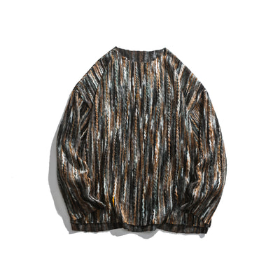 Chaqueta de Cuello Redondo Moderna para Hombre - Image 12