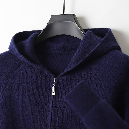 Chaqueta de Punto Suelta y Cálida para Hombre - Image 6