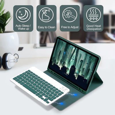Estuche Protector de Cuero para Teclado y Ratón Bluetooth