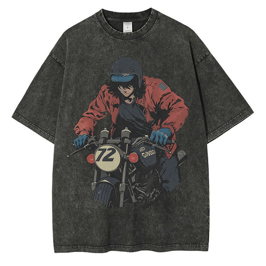 Playera Vintage Hombre con Diseño Pintado - Image 5