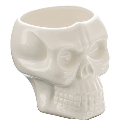 Maceta de Cerámica Calavera con Diseño Cartoon - Image 4