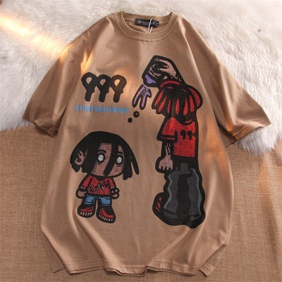 Camiseta Suelta Casual de Manga Corta para Hombre - Image 2