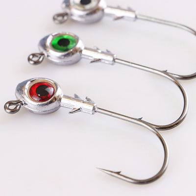 Anzuelo Jig Cambrian Big Eye con Cabeza de Pez - Image 8