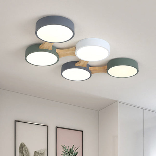Lámpara LED de Techo Nórdica para Sala y Dormitorio