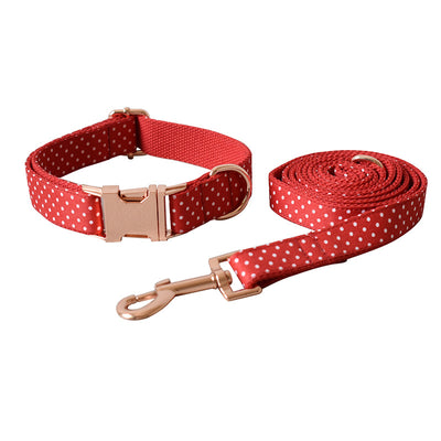 Collar y Correa para Perro Red Dot - Suministros de Mascotas Premium - Image 4