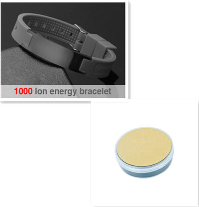 Pulsera Deportiva 4 en 1 con Elementos Bio y Silicio - Banda de Energía Equilibrio en Acero Inoxidable - Image 26