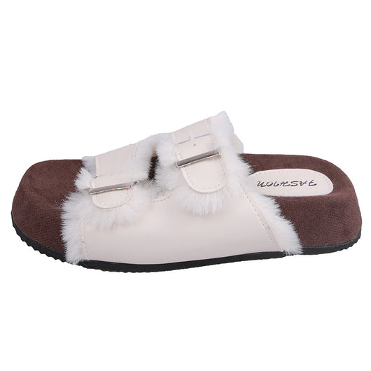 Pantuflas Plataforma para Mujer con Hebilla - Suela Suave y Cómoda - Image 2