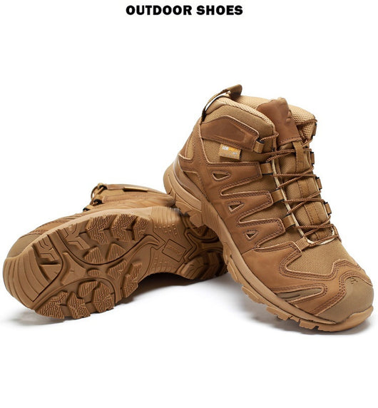 Botas Tácticas Militares para Hombre - Bota de Combate Media Desierto - Image 12