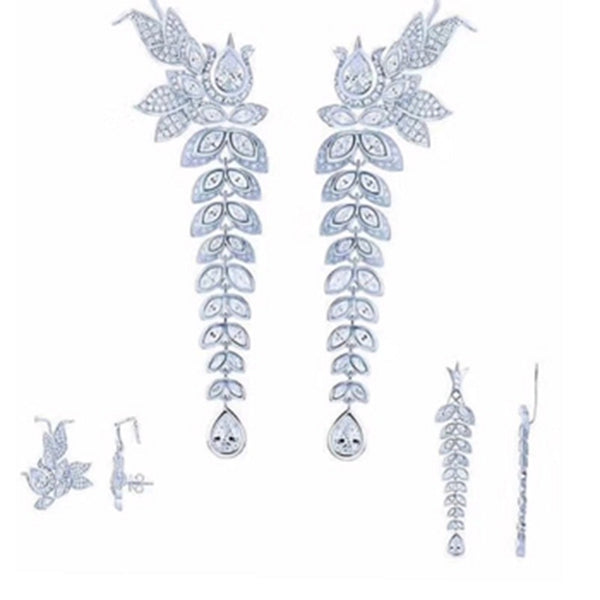 Aretes de Plata con Borlas Ajustables - Image 2