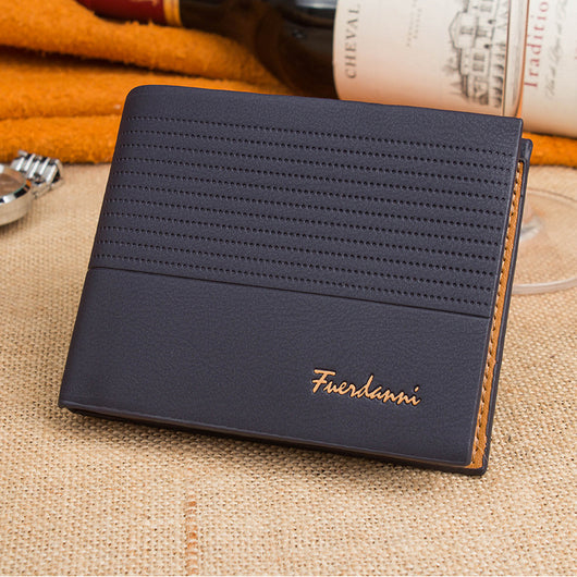 Billetera Horizontal Delgada para Hombre con Diseño Embosado - Image 10