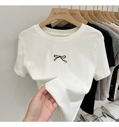 Blusa Cropped con Estampado de Moños - Image 10