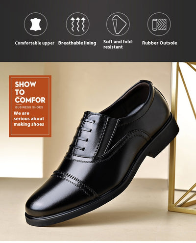Zapatos de Cuero Formales Puntiagudos para Hombre - Estilo Ejecutivo Británico - Image 13