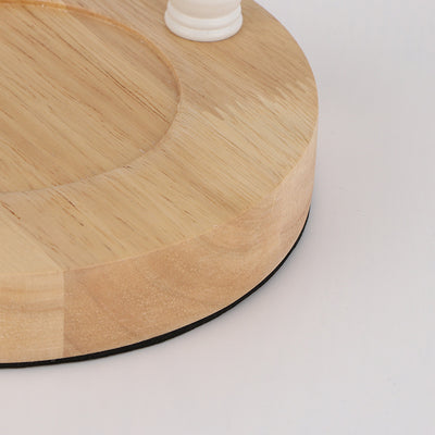 Lámpara de Aromaterapia y Derretidor de Cera con Base de Madera - Image 4