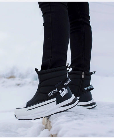 Zapatos Casuales para Hombre de Algodón Impermeables con Forro de Lana Invernal - Image 15