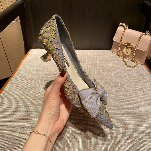 Zapatos Elegantes con Moño para Primavera y Otoño - Image 7