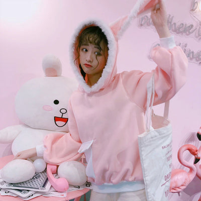 Sudadera Suelta Estilo Coreano para Mujer Otoño Invierno - Image 2