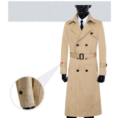 Abrigo de Moda Coreana para Hombre - Colección Otoño - Image 10