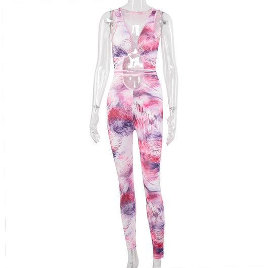 Enterizo casual con tirantes y diseño tie-dye - Image 7