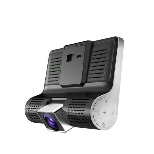 Cámara Dashcam Triple Lente - Grabación Frontal, Trasera e Interior - Image 2