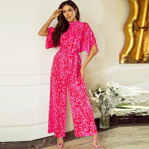 Jumpsuit Estampado Leopardo para Mujer - Diseño Moderno y Versátil