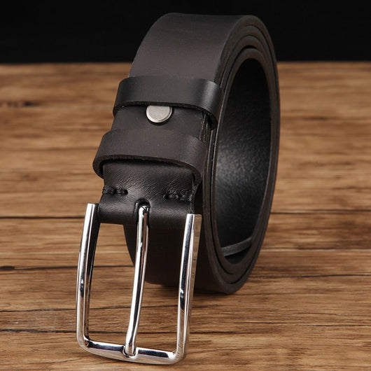 Cinturón de Cuero Genuino Vintage de Diseño Premium - Versátil y Duradero - Image 6