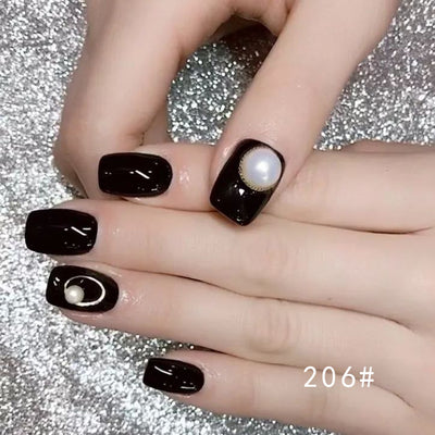 Uñas Postizas Adhesivas con Acabado Nupcial Premium - Image 4