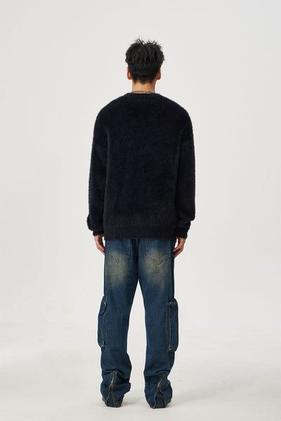 Suéter Tipo Pullover Unisex en Jacquard con Textura Afelpada - Image 15