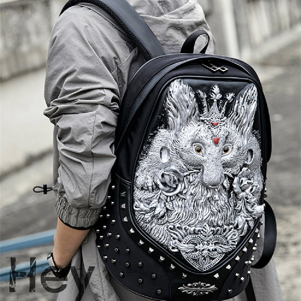 Mochila Infantil 3D Animales Impermeable y Antigolpes