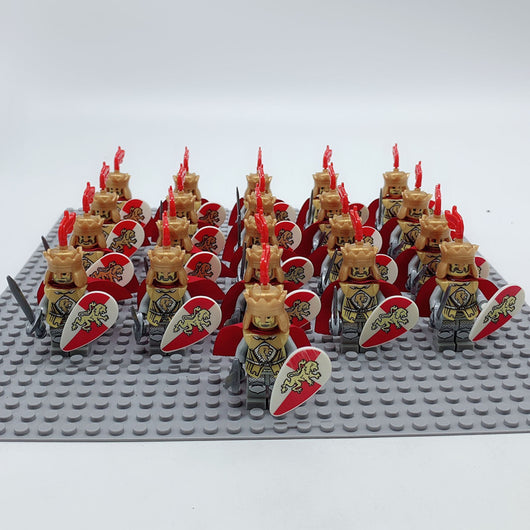Set de 21 Bloques de Construcción Caballeros Dorados para Niños - Image 13