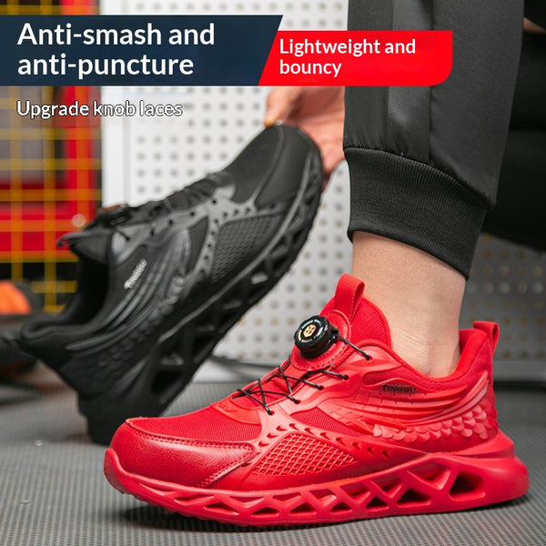 Botas de Trabajo Resistentes al Impacto, Antiperforación y Transpirables