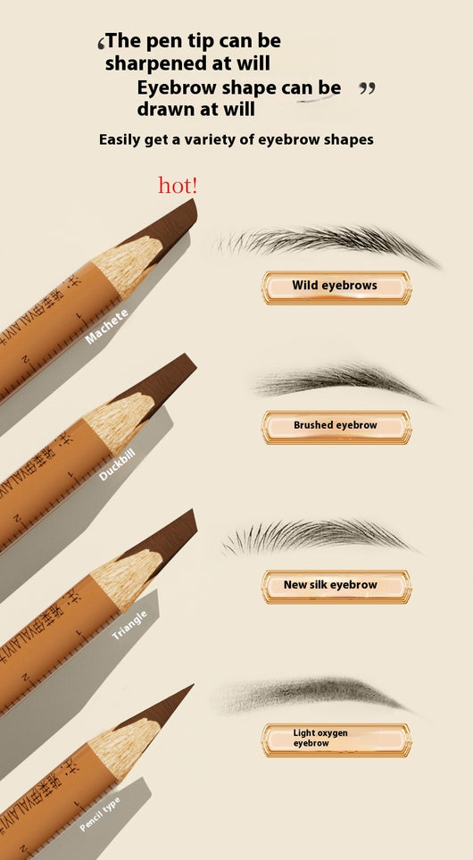 Lápiz de Cejas con Posicionador - Diseño de Línea Waterproof Antitraspaso - Image 13