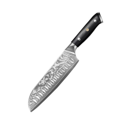 Cuchillo Chef Rebanador de Acero Damasco - Image 11