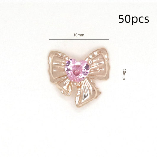 Adorno de Uñas Moño con Circonita Brillante - Image 33