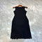 Vestido Tejido Patchwork con Dobladillo de Borlas - Diseño Slim Hueco