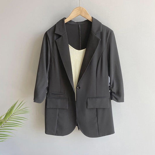 Blazer Minimalista de Solapa para Mujer - Image 10