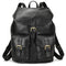 Mochila de Viaje en Cuero Premium con Compartimento Abatible
