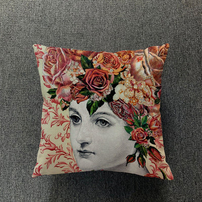 Funda de Almohada de Algodón y Lino para Sala de Estar - Image 67