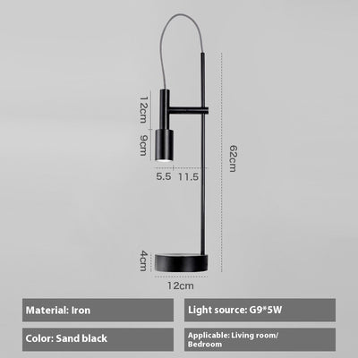 Lámpara de Noche Moderna Giratoria para Dormitorio - Image 6