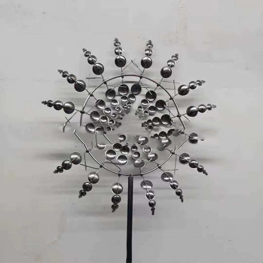 Molino de Viento Decorativo de Metal con Diseño Mágico - Image 10