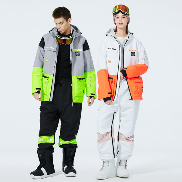Traje de Esquí para Parejas - Abrigo Térmico Grueso Unisex