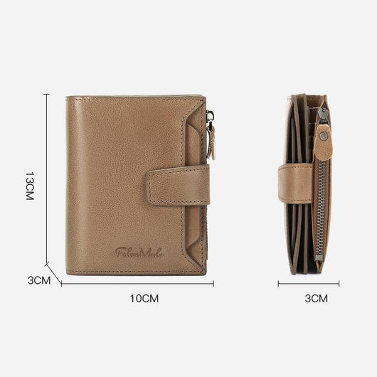 Billetera Corta de Cuero para Hombre - Diseño Casual y Moderno - Image 6