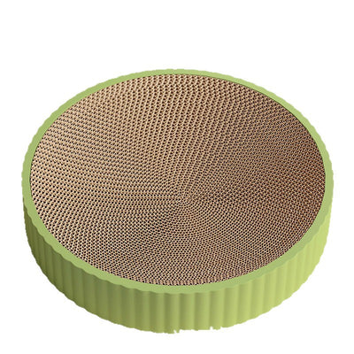 Tabla Rascadora Redonda para Gatos con Papel Corrugado Reemplazable - Image 12