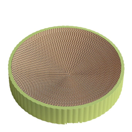 Tabla Rascadora Redonda para Gatos con Papel Corrugado Reemplazable - Image 12