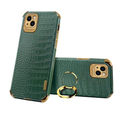 Funda Protectora para Teléfono con Anillo y Acabado Cromado - Image 3