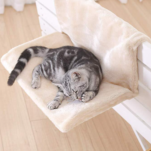 Cama Hamaca para Gatos con Marco de Hierro y Soporte para Radiador - Image 6