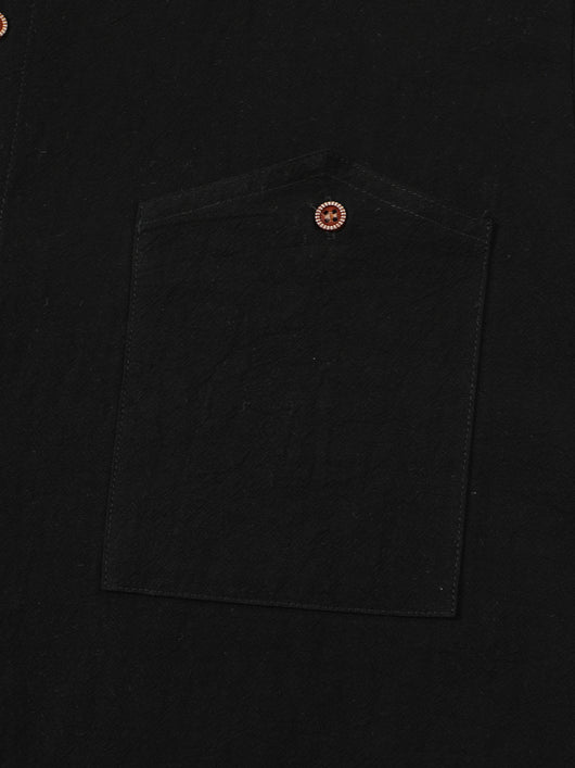 Camisa Cardigan Lino Hombre Fit Relajado Color Sólido - Image 29