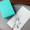 Aretes Largos Retro de Moda Suave con Degradado de Colores